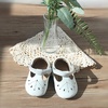 image:imageFelix amp Flora Soft Sole Baby Shoes  Infant Baby Walking Shoes Moccasinss Rubber Sole Crib ShoesB8528 White