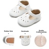 image:imageFelix amp Flora Soft Sole Baby Shoes  Infant Baby Walking Shoes Moccasinss Rubber Sole Crib ShoesB8528 White
