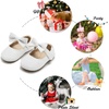 image:imageFelix amp Flora Soft Sole Baby Shoes  Infant Baby Walking Shoes Moccasinss Rubber Sole Crib ShoesB8712glitter White