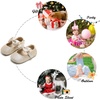 image:imageFelix amp Flora Soft Sole Baby Shoes  Infant Baby Walking Shoes Moccasinss Rubber Sole Crib ShoesB8712gold
