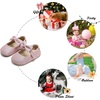 image:imageFelix amp Flora Soft Sole Baby Shoes  Infant Baby Walking Shoes Moccasinss Rubber Sole Crib ShoesB8712pink