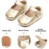 image:imageFelix amp Flora Soft Sole Baby Shoes  Infant Baby Walking Shoes Moccasinss Rubber Sole Crib ShoesB8717gold