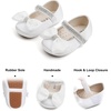 image:imageFelix amp Flora Soft Sole Baby Shoes  Infant Baby Walking Shoes Moccasinss Rubber Sole Crib ShoesB8718white