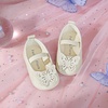 image:imageFelix amp Flora Soft Sole Baby Shoes  Infant Baby Walking Shoes Moccasinss Rubber Sole Crib ShoesB8731beige