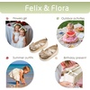 image:imageFelix amp Flora Soft Sole Baby Shoes  Infant Baby Walking Shoes Moccasinss Rubber Sole Crib ShoesB8731gold