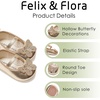 image:imageFelix amp Flora Soft Sole Baby Shoes  Infant Baby Walking Shoes Moccasinss Rubber Sole Crib ShoesB8731gold