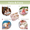image:imageFelix amp Flora Soft Sole Baby Shoes  Infant Baby Walking Shoes Moccasinss Rubber Sole Crib ShoesB8731pink