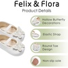image:imageFelix amp Flora Soft Sole Baby Shoes  Infant Baby Walking Shoes Moccasinss Rubber Sole Crib ShoesB8731white