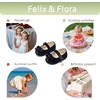 image:imageFelix amp Flora Soft Sole Baby Shoes  Infant Baby Walking Shoes Moccasinss Rubber Sole Crib ShoesBn41black