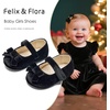 image:imageFelix amp Flora Soft Sole Baby Shoes  Infant Baby Walking Shoes Moccasinss Rubber Sole Crib ShoesBn41black
