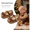 image:imageFelix amp Flora Soft Sole Baby Shoes  Infant Baby Walking Shoes Moccasinss Rubber Sole Crib ShoesBn41brown