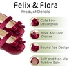 image:imageFelix amp Flora Soft Sole Baby Shoes  Infant Baby Walking Shoes Moccasinss Rubber Sole Crib ShoesBn41burgundy