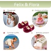 image:imageFelix amp Flora Soft Sole Baby Shoes  Infant Baby Walking Shoes Moccasinss Rubber Sole Crib ShoesBn41burgundy