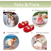 image:imageFelix amp Flora Soft Sole Baby Shoes  Infant Baby Walking Shoes Moccasinss Rubber Sole Crib ShoesBn41red