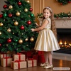 image:imageFelix amp Flora Toddler Flower Girl Dress Shoes  Baby Girl Ballet Mary Jane Flats for Party School WeddingB325gold