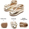 image:imageFelix amp Flora Toddler Flower Girl Dress Shoes  Baby Girl Ballet Mary Jane Flats for Party School WeddingB325gold