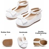 image:imageFelix amp Flora Toddler Flower Girl Dress Shoes  Baby Girl Ballet Mary Jane Flats for Party School WeddingB325white