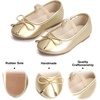 image:imageFelix amp Flora Toddler Flower Girl Dress Shoes  Baby Girl Ballet Mary Jane Flats for Party School WeddingB801golden