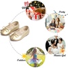 image:imageFelix amp Flora Toddler Flower Girl Dress Shoes  Baby Girl Ballet Mary Jane Flats for Party School WeddingB801golden