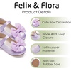 image:imageFelix amp Flora Toddler Flower Girl Dress Shoes  Baby Girl Ballet Mary Jane Flats for Party School WeddingBf04s Purple
