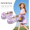 image:imageFelix amp Flora Toddler Flower Girl Dress Shoes  Baby Girl Ballet Mary Jane Flats for Party School WeddingBf04s Purple