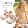 image:imageFelix amp Flora Toddler Flower Girl Dress Shoes  Baby Girl Ballet Mary Jane Flats for Party School WeddingBf15dark Nude