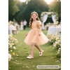 image:imageFelix amp Flora Toddler Flower Girl Dress Shoes  Baby Girl Ballet Mary Jane Flats for Party School WeddingBf15dark Nude