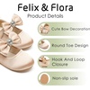 image:imageFelix amp Flora Toddler Flower Girl Dress Shoes  Baby Girl Ballet Mary Jane Flats for Party School WeddingBf15dark Nude