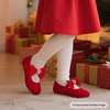 image:imageFelix amp Flora Toddler Flower Girl Dress Shoes  Baby Girl Ballet Mary Jane Flats for Party School WeddingBf15red