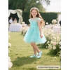 image:imageFelix amp Flora Toddler Flower Girl Dress Shoes  Baby Girl Ballet Mary Jane Flats for Party School WeddingBf15turquoise