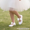 image:imageFelix amp Flora Toddler Flower Girl Dress Shoes  Baby Girl Ballet Mary Jane Flats for Party School WeddingBf15white