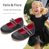 image:imageFelix amp Flora Toddler Flower Girl Dress Shoes  Baby Girl Ballet Mary Jane Flats for Party School WeddingBf18black