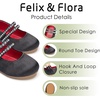 image:imageFelix amp Flora Toddler Flower Girl Dress Shoes  Baby Girl Ballet Mary Jane Flats for Party School WeddingBf18black
