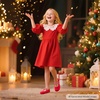 image:imageFelix amp Flora Toddler Flower Girl Dress Shoes  Baby Girl Ballet Mary Jane Flats for Party School WeddingBf18red