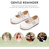image:imageFelix amp Flora Toddler Flower Girl Dress Shoes  Baby Girl Ballet Mary Jane Flats for Party School WeddingBf18white