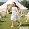 image:imageFelix amp Flora Toddler Flower Girl Dress Shoes  Baby Girl Ballet Mary Jane Flats for Party School WeddingBf18white