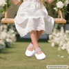 image:imageFelix amp Flora Toddler Flower Girl Dress Shoes  Baby Girl Ballet Mary Jane Flats for Party School WeddingBf18white