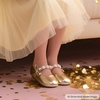 image:imageFelix amp Flora Toddler Flower Girl Dress Shoes  Baby Girl Ballet Mary Jane Flats for Party School WeddingBf24gold