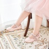 image:imageFelix amp Flora Toddler Flower Girl Dress Shoes  Baby Girl Ballet Mary Jane Flats for Party School WeddingBf24pl Nude