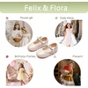 image:imageFelix amp Flora Toddler Flower Girl Dress Shoes  Baby Girl Ballet Mary Jane Flats for Party School WeddingBf24pl Nude