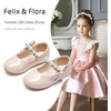 image:imageFelix amp Flora Toddler Flower Girl Dress Shoes  Baby Girl Ballet Mary Jane Flats for Party School WeddingBf24pl Nude