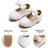 image:imageFelix amp Flora Toddler Flower Girl Dress Shoes  Girl Ballet Flats Party School Shoes WeddingB317glitter White