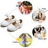 image:imageFelix amp Flora Toddler Flower Girl Dress Shoes  Girl Ballet Flats Party School Shoes WeddingB317glitter White