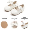 image:imageFelix amp Flora Toddler Flower Girl Dress Shoes  Girl Ballet Flats Party School Shoes WeddingB317ivory White