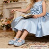 image:imageFelix amp Flora Toddler Flower Girl Dress Shoes  Girl Ballet Flats Party School Shoes WeddingB802glitter Blue
