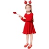 image:imageFelix amp Flora Toddler Flower Girl Dress Shoes  Girl Ballet Flats Party School Shoes WeddingB802glitter Red