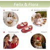 image:imageFelix amp Flora Toddler Flower Girl Dress Shoes  Girl Ballet Flats Party School Shoes WeddingB802glitter Red