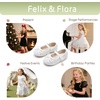 image:imageFelix amp Flora Toddler Flower Girl Dress Shoes  Girl Ballet Flats Party School Shoes WeddingB802glitter White