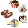 image:imageFelix amp Flora Toddler Flower Girl Dress Shoes  Girl Ballet Flats Party School Shoes WeddingB803brown