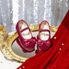 image:imageFelix amp Flora Toddler Flower Girl Dress Shoes  Girl Ballet Flats Party School Shoes WeddingB803burgundy